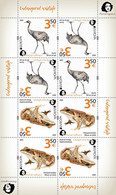 Finland 2021 Europa Endangered Wildlife Minisheet Of Peterspost Issue Crane And Frog 3.50 EUR Each In Tet-beshes - Ongebruikt