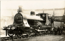 Postcard Size Photograph-"Strathtay" HR Strath Class 4-4-0 No.94 (built 1892, Retired 1924) - Eisenbahnen
