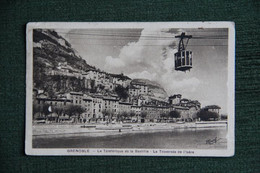 GRENOBLE - Le Téléférique De La Bastille, La Traversée De L'ISERE - Grenoble