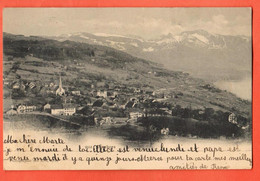 ZOZ-25 Chexbres Et Le Vignoble  Dos Simple. Cachet Chexbres 1903 - Chexbres