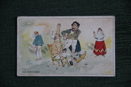 Delcampe - Chromo , PARIS, MAISON GUILLOUT : La Douleur... - Autres & Non Classés