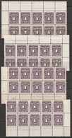 Canada 1935 Sc J15  Postage Due Plate 1 Blocks Of 10 Set MNH** - Postage Due