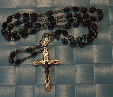Chapelet Ancien - Grain Agathe ( Oeil De Chat) Fair Italy , Rosary Rosario - Religion & Esotérisme
