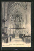 CPA Treigny, L`Intérieur De L`Eglise - Treigny