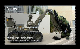 Israel 2021 Mih. A158 Israel Police. Bomb Desposal Expert MNH ** - Viñetas De Franqueo (Frama)