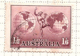 PIA - AUSTRALIA  - 1937 - Francobollo Di Posta Aera-  (Yv P.A. 6) - Gebruikt