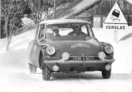 MONTE-CARLO- LE XXXII° RALLYE DE MONTE-CARLO-1963- LA DS 19 CITROEN DES FINLANDAIS TOIVONEN-JARVI- - Monte-Carlo