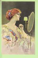 E. BOTTARO : Femme à La Lampe . Parfait état. 2 Scans. Peu Courant. Ed. Stampa 4495 - Bottaro