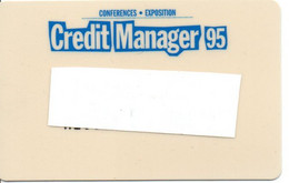 Carte Salon Magnétique CREDIT MANAGER 95 Card Karte TBE (salon 37) - Ausstellungskarten