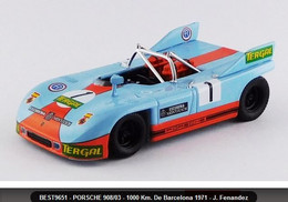 Porsche 908/03 - J. Fenandez - 1000 Kms De Barcelona 1971 #1 - Best Model - Best Model