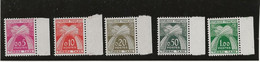 TIMBRES TAXES N° 90 A 94 NEUF SANS CHARNIERE BORD DE FEUILLE -ANNEE 1960 - COTE :70 € - 1960-.... Mint/hinged