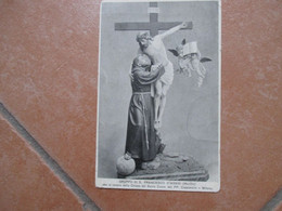 CRISTIANESIMO Religione Gruppo Scultoreo Di MURILLO S.Francesco D'Assisi Chiesa Sacro Cuore Cappuccini MILANO 1908 - Santi