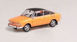 Škoda 110R Coupé - 1980 - Orange & Black - Abrex - Cararama (Oliex)