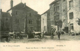 Champlitte * La Place Des Halles * Maison Espagnole * La Fontaine - Andere & Zonder Classificatie