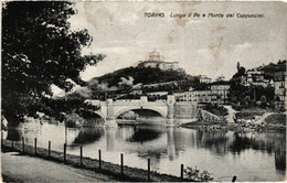 CPA AK TORINO Lungo Il Po E Monte Del Cappuccini ITALY (540319) - Pontes