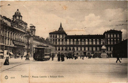 CPA AK TORINO Piazza Castello E Palazzo Reale ITALY (540384) - Palazzo Reale