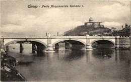 CPA AK TORINO Ponte Monumentale Umberto I ITALY (540728) - Brücken