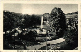 CPA AK TORINO Giardini Di Piazza Carlo Felice ITALY (540765) - Parken & Tuinen