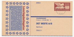 NORVEGE - Entier Publicitaire (Lettre) Oslo 1983 -  "Det Beste" - Voir Le Scan - Enteros Postales