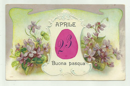 BUONA PASQUA 23 APRILE - ILLUSTRAZIONE A RILIEVO - NV FP - Ostern