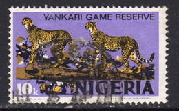 Nigeria 1973 New Currency Definitives 10k Cheetahs, Used, SG 283 (BA) - Nigeria (1961-...)