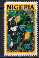Nigeria 1973 New Currency Definitives 30k Fishing Festival, Used, SG 287 (BA) - Nigeria (1961-...)