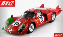 Alfa Romeo 33.2 LM - Trosch/Gosselin - 1000 Kms Monza 1968 #26 - Best Model - Best Model