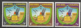 Saudi Arabia 1974   Sc#659-61   Military Set  MNH  2016 Scott Value $21 - Saudi-Arabien
