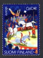 FINLANDE 2002 - Yvert N° 1589 - Facit 1618 - NEUF** MNH - Europa, Le Cirque - Unused Stamps