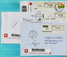 3 BLASTERS Waarvan 2 PP : Postpunten (2009-2012), 1700 DILBEEK + 1702 GROOT-BIJGAARDEN Op Aanget. Zending - 2000-...