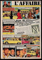 Bandeau Titre De Blake Et Mortimer " L'affaire Du Collier" De 1965 Inédit Dans Les Bandes Dessinées En Albums. - Blake & Mortimer