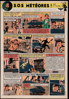 Bandeau Titre De Blake Et Mortimer " S.O.S. Météores" De 1958 Inédit Dans Les Bandes Dessinées En Albums. - Blake & Mortimer