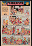 Bandeau Titre De Bob Et Bobette "Le Gladiateur-mystère" De 1954 Inédit Dans Les Bandes Dessinées En Albums. - Bob Et Bobette