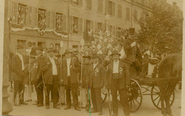 Mulhouse * Carte Photo * La Société De Tir De La Ville * Cavalcade Fête Carnaval Mi Câreme Char - Mulhouse