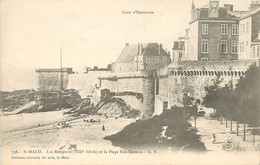 SAINT MALO LES REMPARTS ET LA PLAGE BON SECOURS - Saint Malo