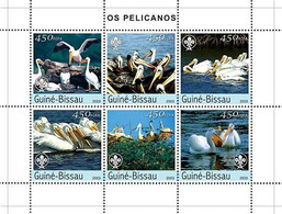 1300- 20 - GUINEA BISSAU- PELLICANS      MNH ** - Pélicans