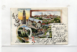 16MRC122 - GERMANIA , Cartolina Gruss Aus ROTTWEIL  9 Agosto 1901 - Rottweil
