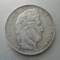 Francia, 5 Franchi 1846 A Parigi Luigi Filippo I Argento - France 5 Francs Louis Philippe I Silver Paris [1] - 5 Francs