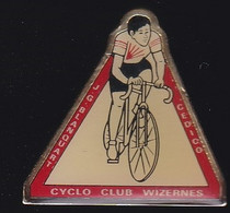 71749- Pin's-Cyclo-Club Wizernes, J.G. Blanquart, Cedico .62, Pas-de-Calais - Cyclisme