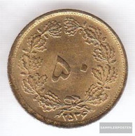Iran (Persia) Km-number. : 1156 2536 Extremely Fine Steel, Brass Plattiert 2536 50 Dinars Leo - Iran