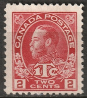 Canada 1916 Sc MR3  War Tax MNG(*) Die I - Sellos De Impuesto De Guerra