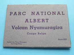 PARC NATIONAL ALBERT Volcan Nyamuragira Congo Belge - Série XIII ( Carnet De 10 Cartes ) Anno 19?? ( See / Voir Foto ) ! - Lubumbashi