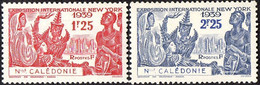 Détail De La Série Exposition Internationale De New York * Nouvelle Calédonie N° 173 Et 174 - 1939 Exposition Internationale De New-York