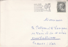 LUXEMBOURG SEUL SUR LETTRE POUR LA FRANCE 1983 - Storia Postale