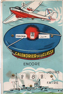 Thème Carte Postale  A Système :  Calendrier De La Classe. Le Pompon Du Marin   (voir Scan) - Cartoline Con Meccanismi