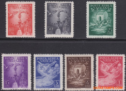 Vaticaan 1947 - Mi:140/146, Yv:PA 9/15, Penalty Stamps - XX - Airmail - Postage Due