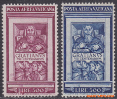 Vaticaan 1951 - Mi:185/186, Yv:PA 20/21, Penalty Stamps - XX - Gratiani - Strafport