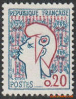 Frankrijk 1960 - Mi:1335, Yv:1282a, Stamp - XX - Marianne Cocteau - 1961 Marianne Of Cocteau