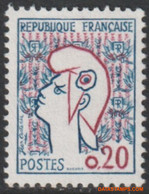 Frankrijk 1960 - Mi:1335, Yv:1282a, Stamp - XX - Marianne Cocteau - 1961 Maríanne De Cocteau