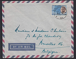 Ca0085 CONGO (Kinshasa) 1969, Anniversary Of Independence Stamp On Elisabethville Cover To Belgium - Usados